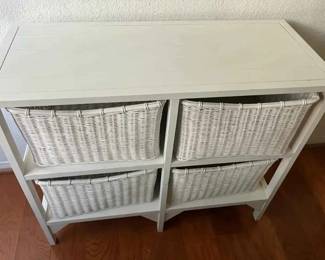 NE156White 4drawer Storage Unit