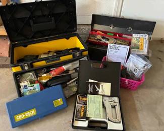 NE147Two Toolboxes And Assorted Tools