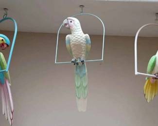 NE162Hanging Parrots Decord