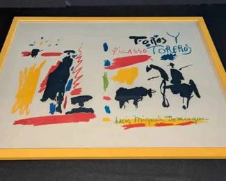 NE204Print From Toros Y Toreros Drawing By Picasso