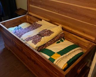Hand sewn quilts
