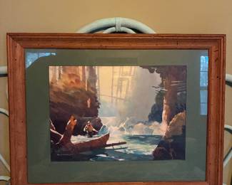 Custom framed art