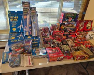 Vintage Dale Earnhardt collectibles and misc hobby shop items