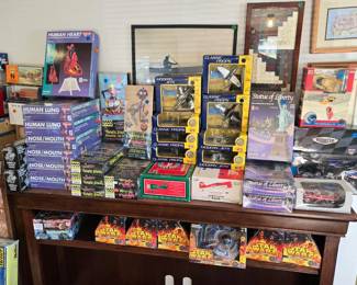 Starwars, puzzels, hobby shop items