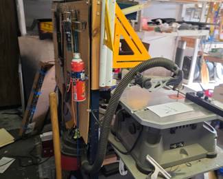 small jig table saw and misc shop items
