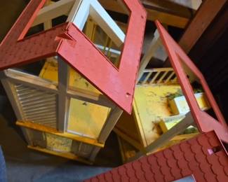 Vintage barbie house