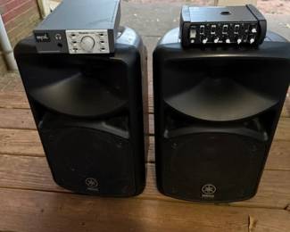 Yamaha PA speakers