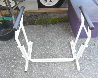 Support for getting up or down for chairs or toilet 