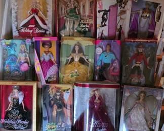 Large Barbie Collection