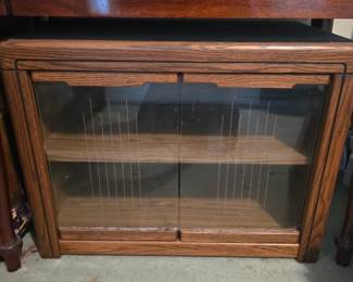 Mid Century, Glass Door, Cabinet