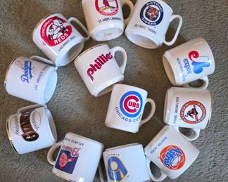 Baseball Team Mug Collection