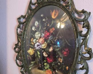 Vintage Bubble Glass Frames