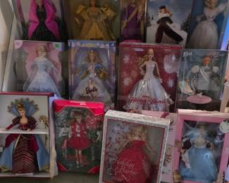 Large Barbie Collection