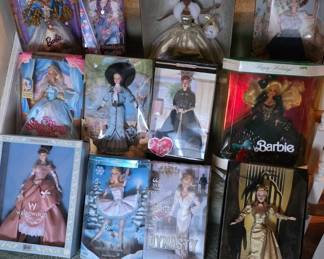 Large Barbie Collection