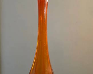 Amberina Swung Vase