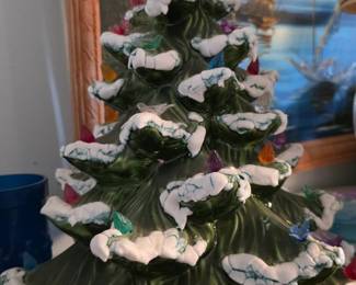Ceramic Christmas Tree ( We do have the base, it was in another room when this was taken)