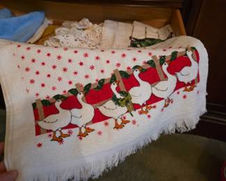 Holiday Goose Towel
