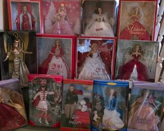 Large Barbie Collection