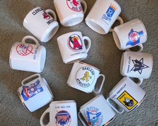 Baseball Team Mug Collection
