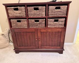 six drawer narrow chest