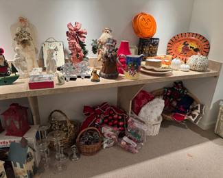 Large Collection of X-Mas & Holiday Decor