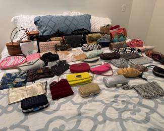 Large Collection of Women's Handbags