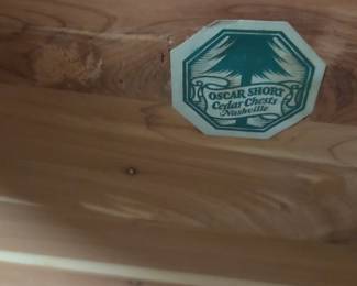 #69	Oscar Short Cedar Chest w/Drawer & Lift-out Tray - 47x2025	 $100.00 