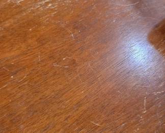 #107	Wood Bar Stool - 14x14x29 (as is finish on top)	 $20.00 