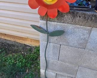 #166	Metal Flower Stake - 14H x 48T	 $20.00 