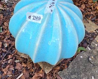 #248	Teal Yard Ceramic Art Piece - 12.5x9.5	 $20.00 