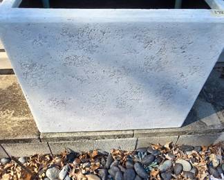 #178	Plaster Planter - 24x11x20	 $20.00 