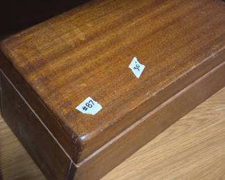 #87	Wooden Box - 18x10x9	 $30.00 