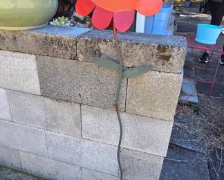 #163	Metal Flower Stake - 14H x 48T	 $20.00 