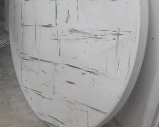#90	Round Lifetime Folding Table (as is top) - 46" Diameter	 $20.00 
