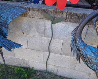 #165	Metal Flower Stake - 14H x 48T	 $20.00 
