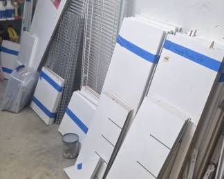 #94	California Closet Style Organizer Hanging Tower Laminate  (top and bottom) 	 $175.00 