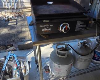 #167	Blackstone Griddle - Propane - 17x16 (as is condition) 	 $20.00 