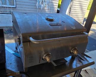 #182	Cuisinart 2 Burner Propane Grill - as is - 21x17x13	 $25.00 
