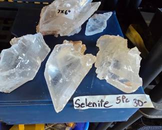 #236	Selenite Set of 5 piece 	 $30.00 