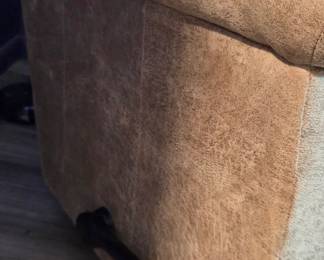 #4	Tan Lazy-Boy Swivel Continuous Seat Recliner - Suede	 $250.00 