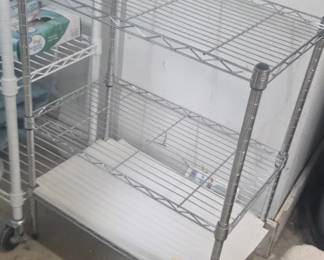 #92	Stainless Steel 3 Shelf - 23x13.5x31	 $25.00 