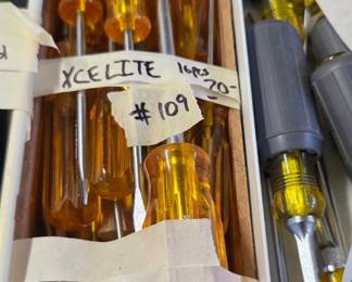 #109	Xcelite 16 pc piece Screwdriver SEt1	 $20.00 