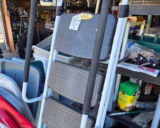 #227	SocTone 5 step ladder w/handrails and tray	 $40.00 