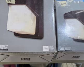 #105	Commercial Electric LED Wall Pack - New in Box	 $25.00 
