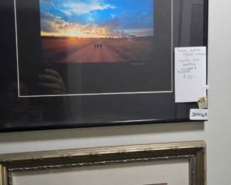 #58	Barry Jackson Signed & Numbered Country Lane Painting Matted and framed - 20x5x16.5	 $30.00 