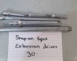 #118	Snap-on Extension Drivers	 $30.00 