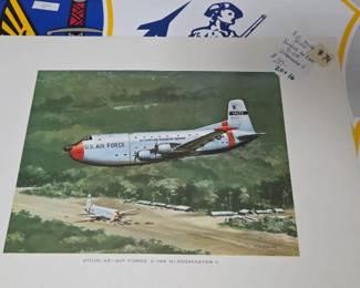 #74	R.G. Smith Print Douglas Air Force c-124 Globemaster II	 $20.00 