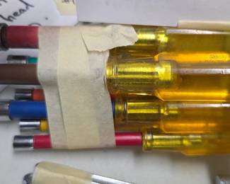 #121	Vintage Snap-on Color Coded Nut Driver Set 	 $40.00 