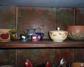 WATT Pottery Bowl, J R COOPER Pottery, JEWELL T, ROSEVILLE