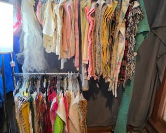 Linens - some vintage! Doiles, table cloths, napkins, pillow cases, blankets. Including baby blankets